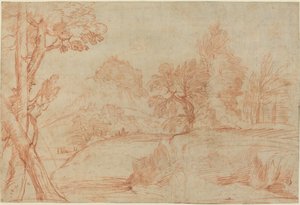 Classical Landscape by Giovanni Angelo Canini