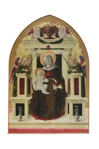 Madonna and Child Enthroned with Angels, c.1455-60 by Giovanni Angelo d