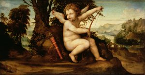 Cupid in a Landscape