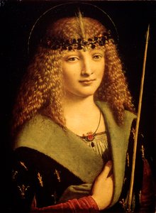 Portrait of a Youth as Saint Sebastian, c1500 by Giovanni Antonio Boltraffio