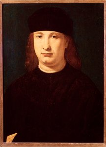 Portrait of the Italian Poet Girolamo Casio by Giovanni Antonio Boltraffio