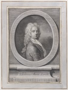 Portrait of Anton Maria Zanetti the Elder, ca. 1725 by Giovanni Antonio Faldoni