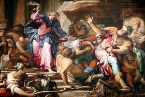 Christ Driving the Money Changers from the Temple
