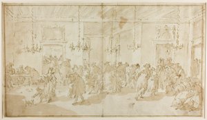 Il Ridotto by Giovanni Antonio Guardi
