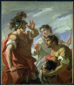Caesar Before Alexandria by Giovanni Antonio Pellegrini