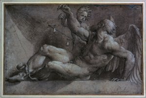 Allegory of Time by Giovanni Antonio Pordenone