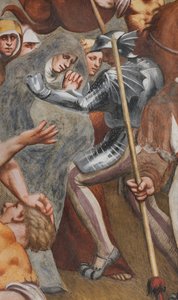 Central Aisle, First South Span, Christ Nailed to the Cross, The Pordenone by Giovanni Antonio Pordenone