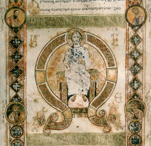 Christ in Glory. Exultet of the Cathedral of San Sabino in Bari
