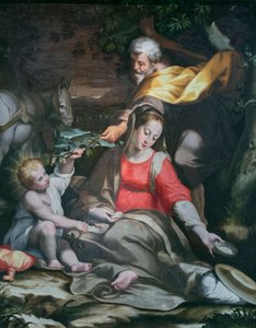 Rest on the Flight into Egypt by Giovanni Battista (1555-1619) Trotti