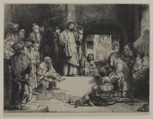 Christ Preaching (La Petite tombe)