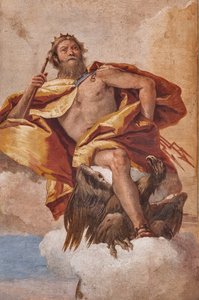 The Room of the Olympus: "Jupiter" by Giovanni Battista Tiepolo