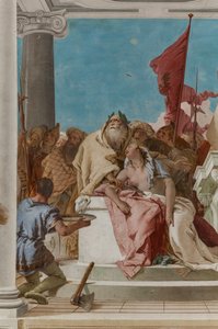 The Sacrifice of Iphigenia (detail) by Giovanni Battista Tiepolo