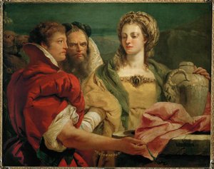 Rebecca at the Well by Giovanni Battista (1696 1770) Tiepolo