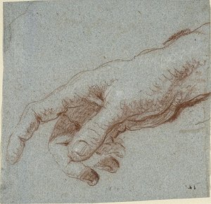 Right Hand by Giovanni Battista (1696 1770) Tiepolo