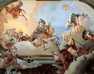 Allegory for the Marriage of Lodovico Rezzonico and Faustina Savorgnan by Giovanni Battista Tiepolo