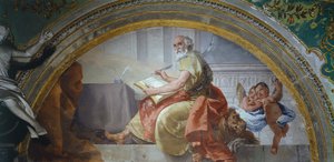 St Mark Evangelist, Colleoni Chapel, Bergamo, Italy by Giovanni Battista Tiepolo