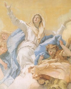 The Assumption of Mary (detail) by Giovanni Battista Tiepolo