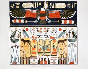 Mural from the Tombs of the Kings at Thebes by Giovanni Battista Belzoni