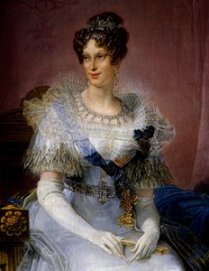 Portrait of Marie Louise, Duchess of Parma by Giovanni Battista Borghesi
