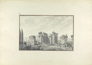 Kizil Avlu, the Central Hall, at Pergamon by Giovanni Battista Borra