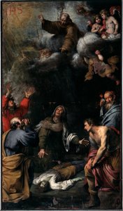 Miracle of St Bernardino of Siena by Giovanni Battista Carlone