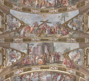 Stories of the Holy Cross by Giovanni Battista Carlone