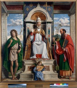 St. Peter Enthroned with St. John the Baptist and St. Paul