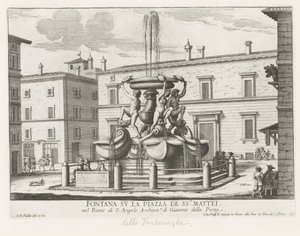 Fontana delle Tartarughe on Piazza Mattei in Rome