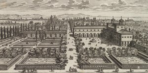 View of the Villa Medici, after 1677 by Giovanni Battista Falda