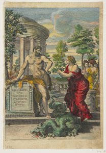 Frontispiece and Title Page from Hesperides by Giovanni Battista Ferrari