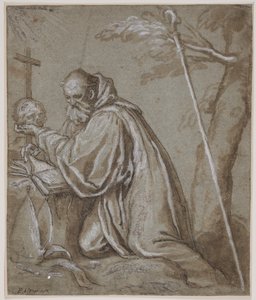 St Bernard in Penitence by Giovanni Battista Fontana