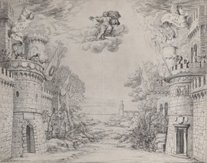 Scene from Il Triompho della Pieta, 1640-69 by Giovanni Battista Galestruzzi