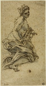 Flora by Giovanni Battista Gaulli