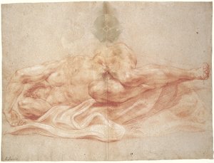 Male Nude by Giovanni Battista Gaulli
