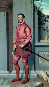 Gian Gerolamo Grumelli. Around 1560 by Giovanni Battista Moroni