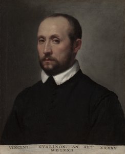 Portrait of Vincenzo Guarignoni by Giovanni Battista Moroni