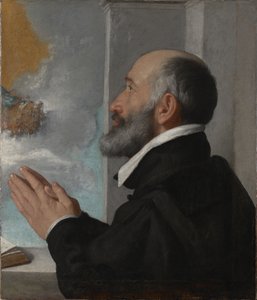 Portrait of a Donor by Giovanni Battista Moroni