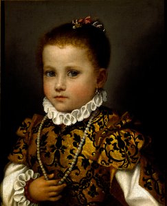 Portrait of a Little Girl by Giovanni Battista Moroni