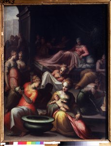The Nativity of John the Baptist by Giovanni Battista Naldini