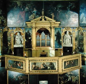 View of the organ by Giovanni Battista Novello