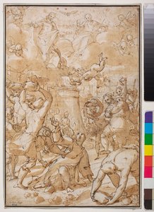 The Stoning of St. Stephen, early 17th century by Giovanni Battista Paggi