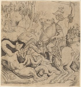 Saint George and the Dragon by Giovanni Battista Palumba