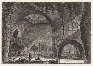 Another View of the Villa of Maecenas in Tivoli, from Views of Rome