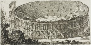 Amphitheater of Verona, plate 25 from Some Views of Triumphal Arches and Other Monuments by Giovanni Battista Piranesi
