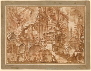 An Ancient Port by Giovanni Battista Piranesi