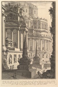 Ancient Mausoleum Erected for the Ashes of a Roman Emperor, ca. 1750
