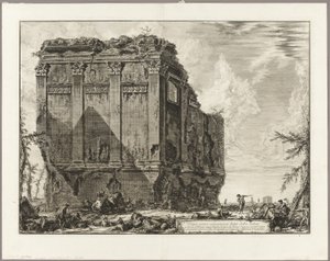 Ancient Temple Commonly Called the Temple of Health on the Via d