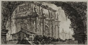 Arch of Constantine in Rome, Plate 9 from Some Views of Triumphal Arches and Other Monuments by Giovanni Battista Piranesi