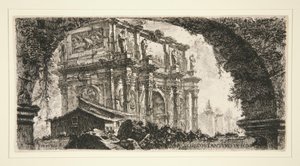 Arch of Constantine in Rome, from Alcune Vedute di Archi Trionfali ed altri monumenti by Giovanni Battista Piranesi