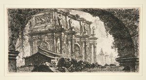 Arch of Constantine in Rome, from Some Views of Triumphal Arches and Other Monuments